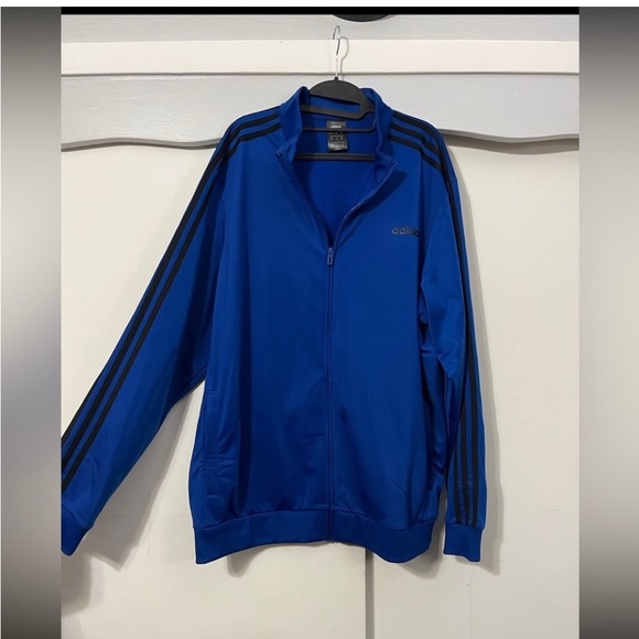 Adidas Men's Essentials 3-stripes Tricot Track Jacket, Collegiate
Royal/Blue - Picture 2 of 4